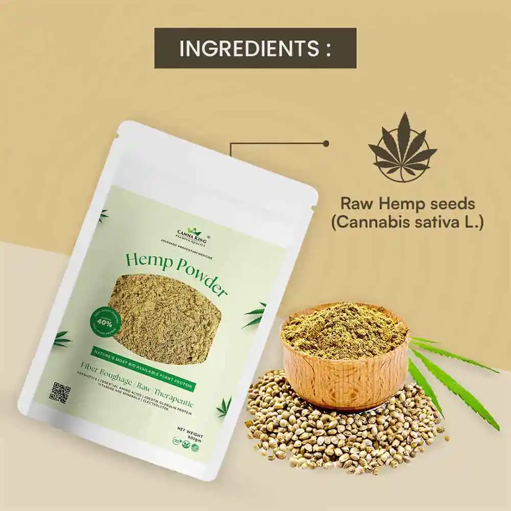 Cannaking Hemp Powder (100gm-500gm) on itshemp.in