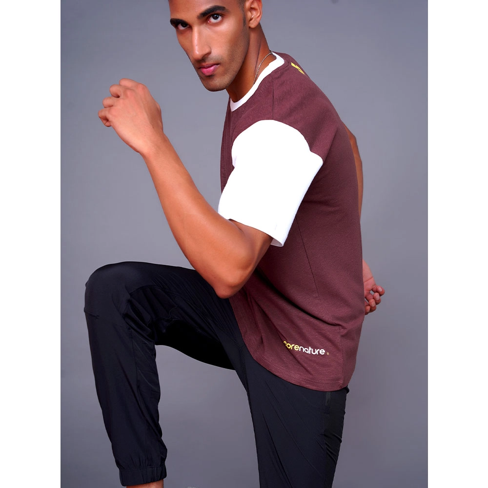 Core Nature Men's Bronze Hemp Tshirt (Wood Brown) - Image 3