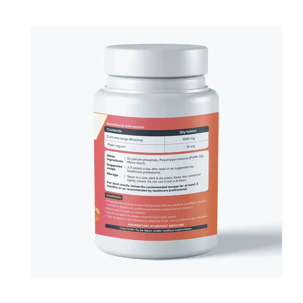 MediZen Curcumin for Inflammation Relief & Immunity Booster, 1010mg (60 Tablets) on itshemp.in
