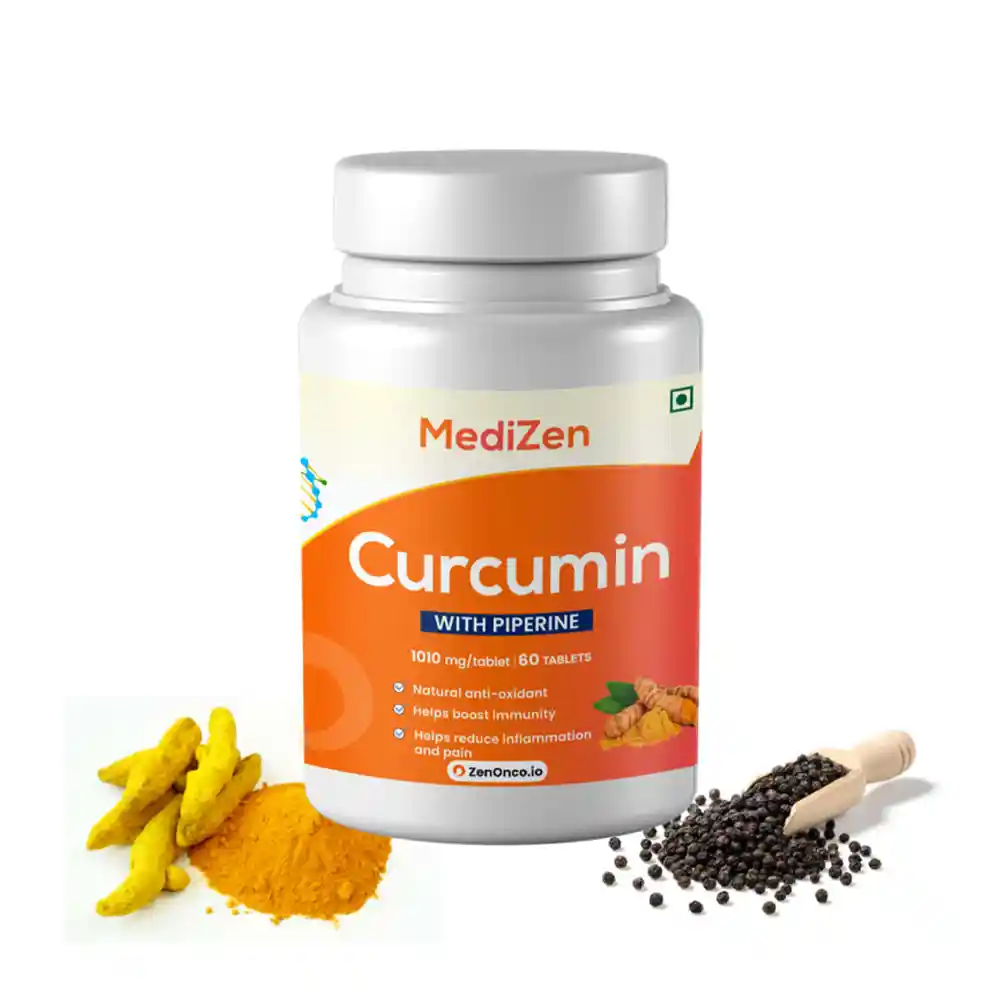 MediZen Curcumin for Inflammation Relief & Immunity Booster, 1010mg (60 Tablets) on itshemp.in