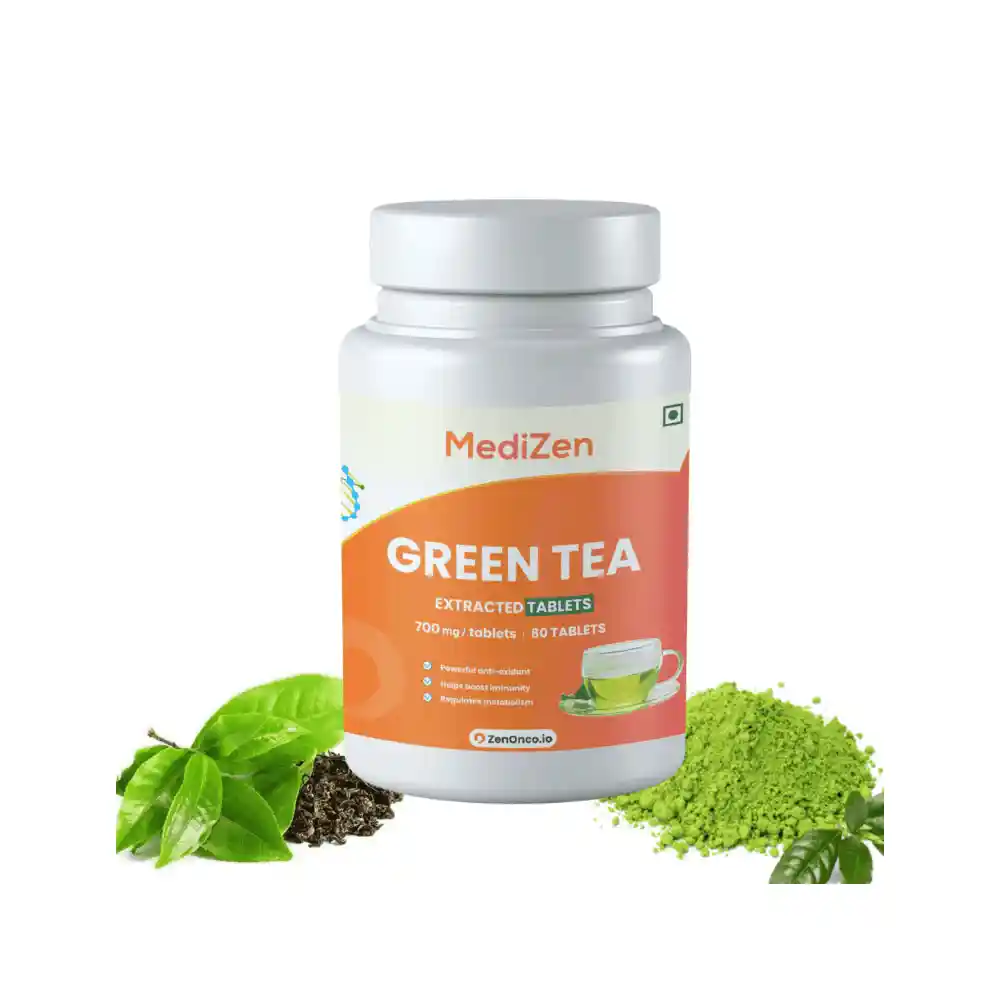 MediZen Green Tea Extract for High-Potency Antioxidant Support, 700mg (60 Tablets) on itshemp.in