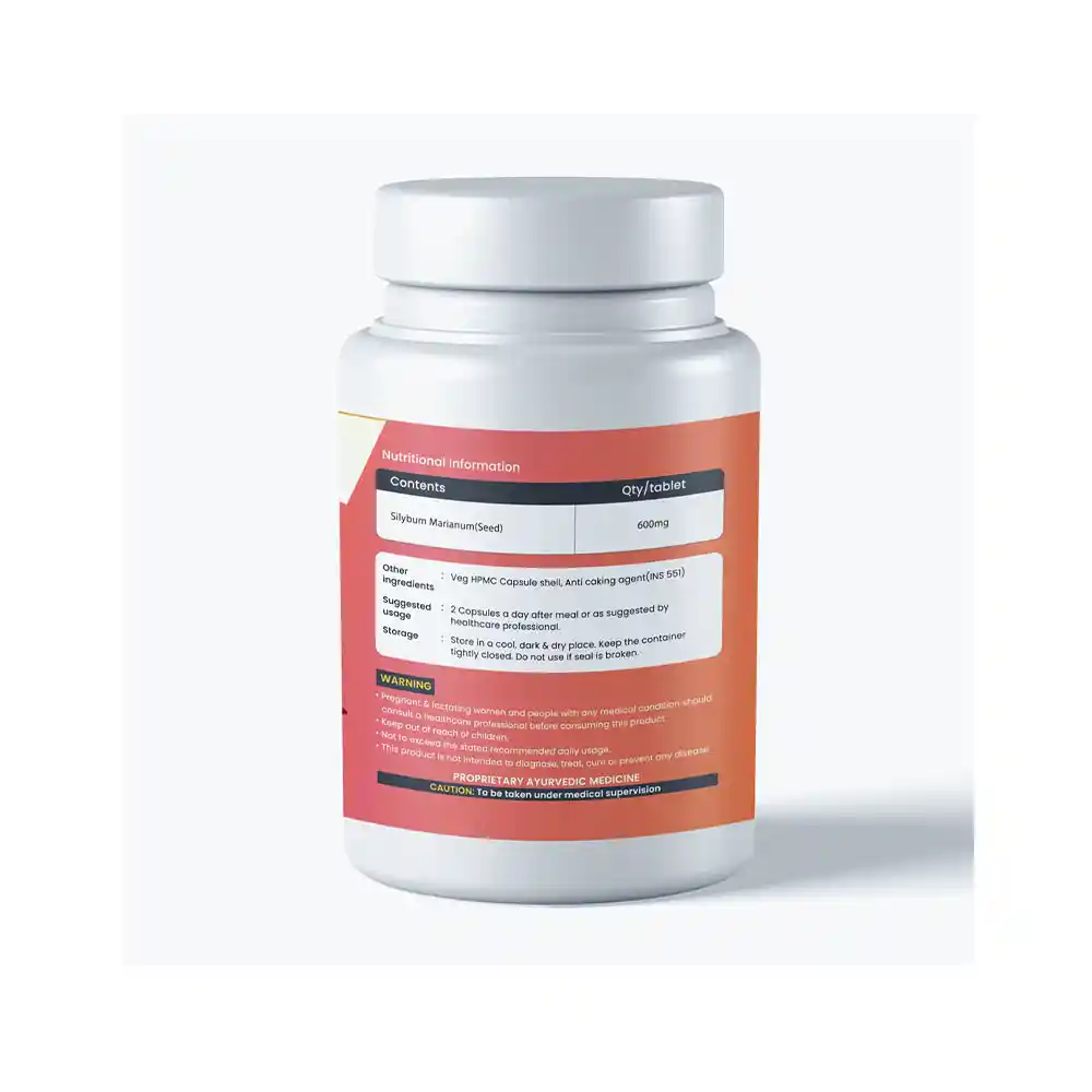 MediZen Milk Thistle for Enhanced Liver Health & Cancer Support, 600mg (60 Capsules) on itshemp.in