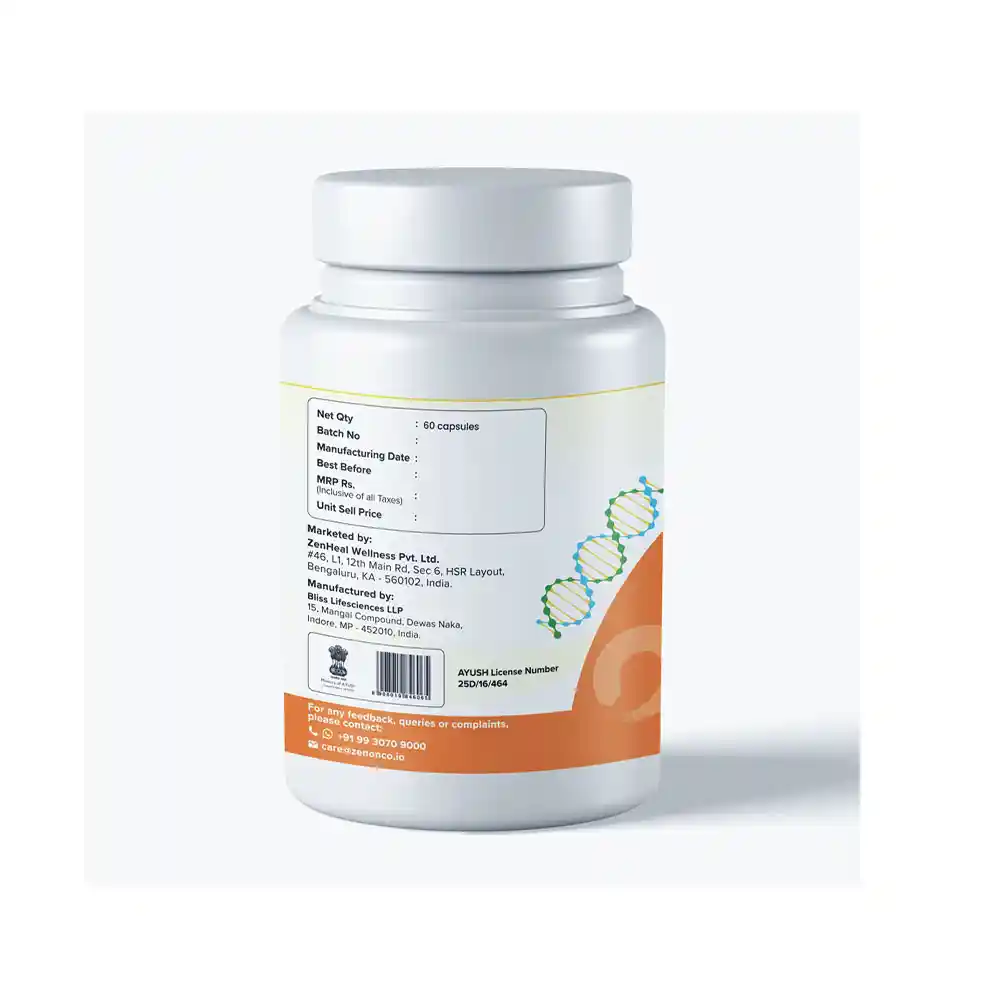 MediZen Milk Thistle for Enhanced Liver Health & Cancer Support, 600mg (60 Capsules) on itshemp.in