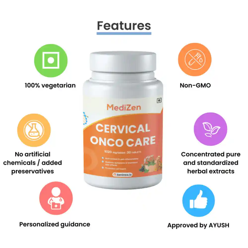 MediZen Cervical Onco Care for Specialized Cervical Cancer Support (30 Tablets) on itshemp.in