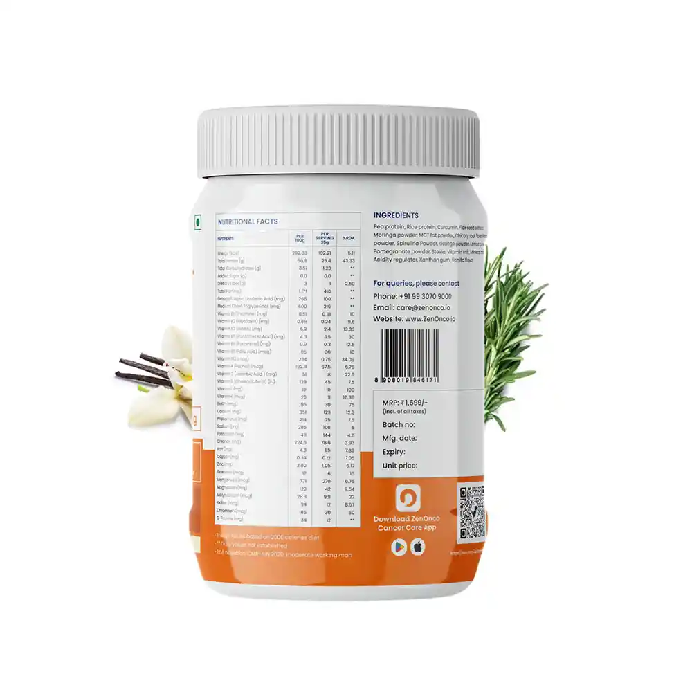 Onco Protein Pro+ Plant-Based Protein for Cancer Care (500 gm) Vanilla Flavour on itshemp.in