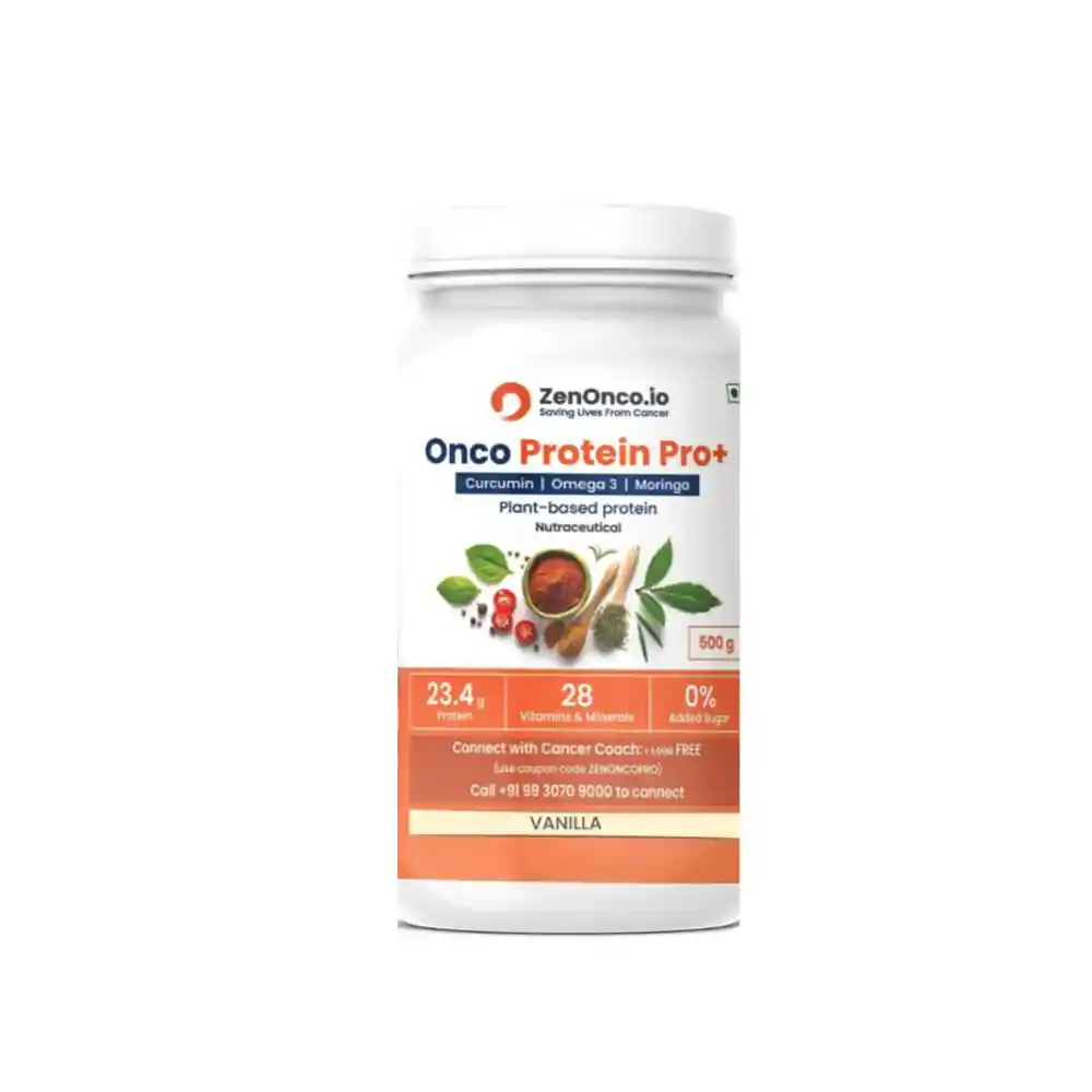 Onco Protein Pro+ Plant-Based Protein for Cancer Care (500 gm) Vanilla Flavour on itshemp.in