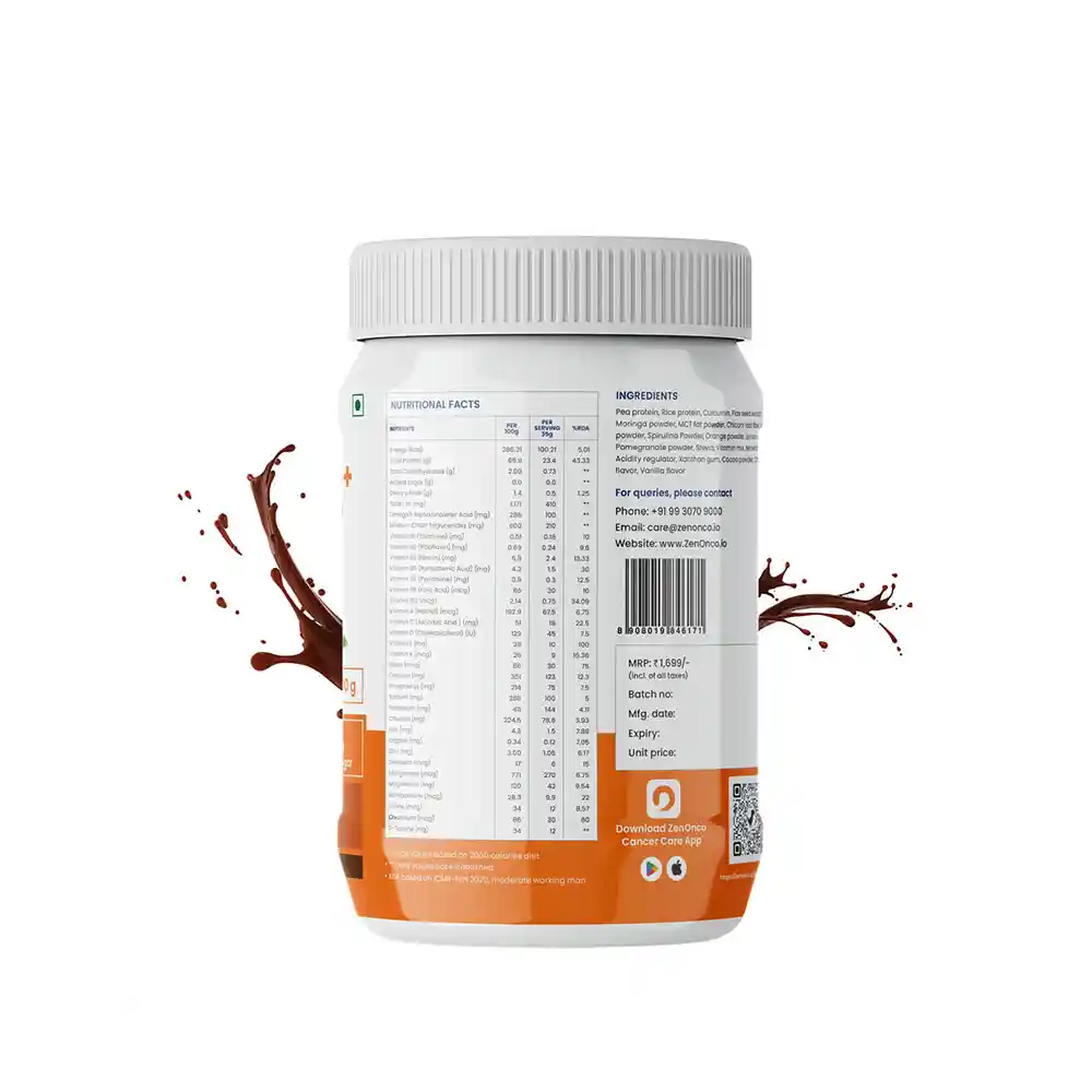Onco Protein Pro+ Plant-Based Protein for Cancer Care (500 gm) Chocolate Flavour on itshemp.in