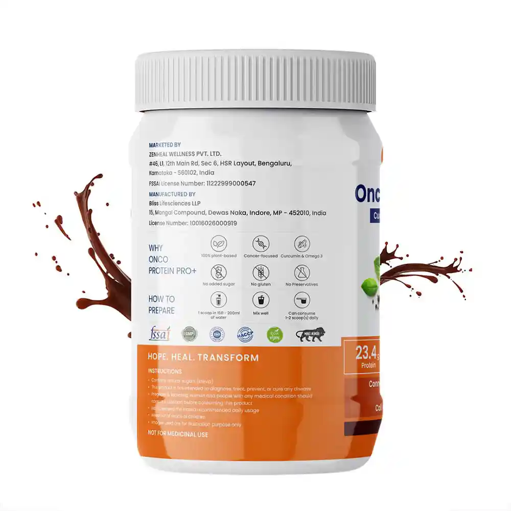 Onco Protein Pro+ Plant-Based Protein for Cancer Care (500 gm) Chocolate Flavour on itshemp.in