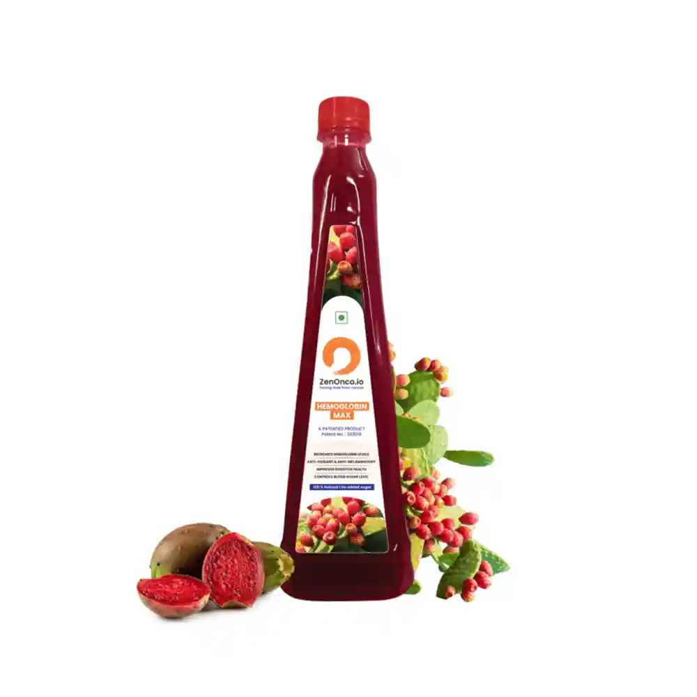 MediZen Prickly Pear Hemoglobin Max for Immunity & Hemoglobin Boost (Juice Supplement for Cancer Care) on itshemp.in