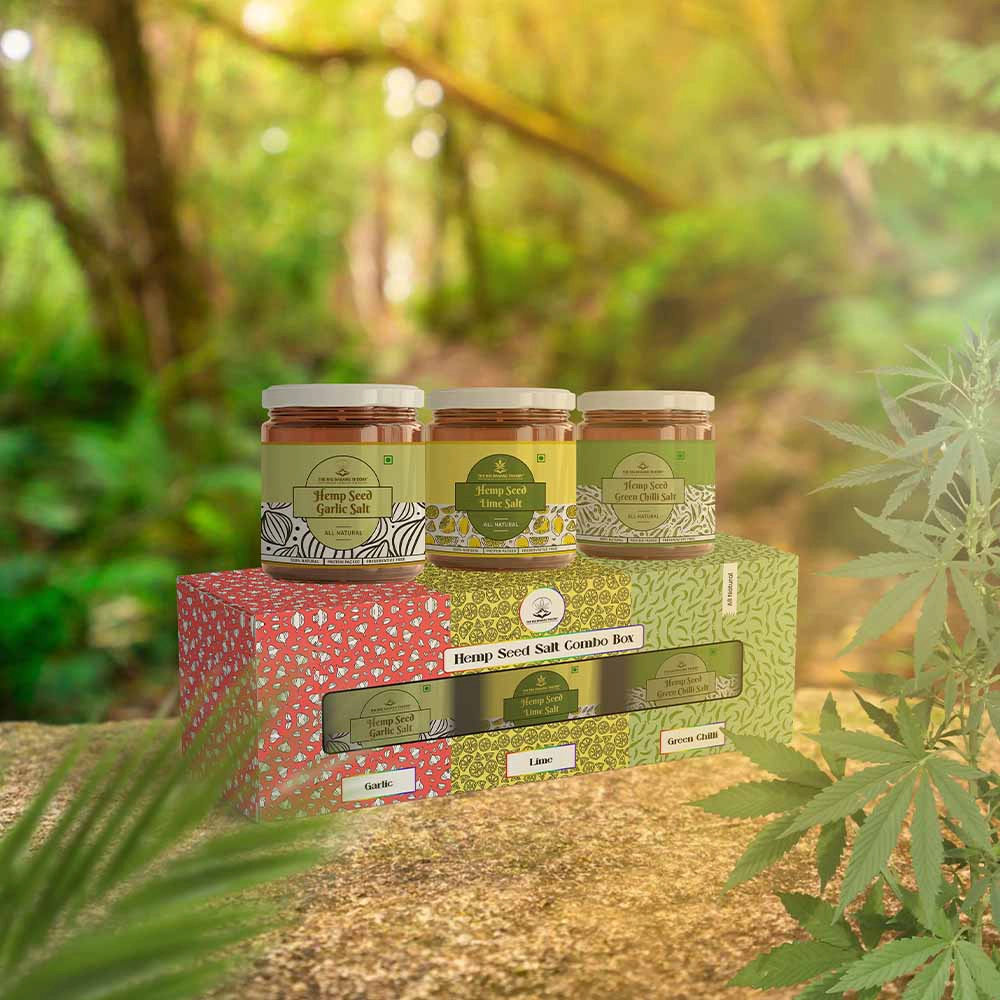 The Big Bhaang Theory Hemp Seed Salts Combo Box, 25 gms each - Image 1