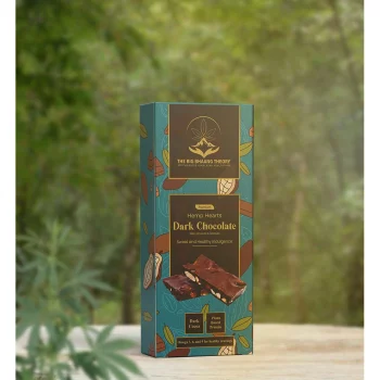 The Big Bhaang Theory Hemp Hearts Dark Chocolate , 150 gms on itshemp.in