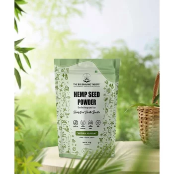 The Big Bhaang Theory Hemp Seed Powder- Natural, 400 gms on itshemp.in