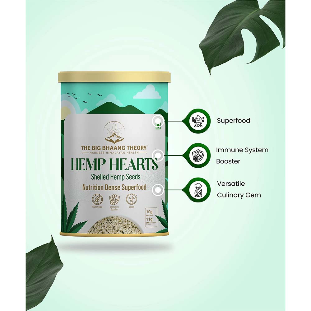 The Big Bhaang Theory Hemp Hearts , 200 gms on itshemp.in