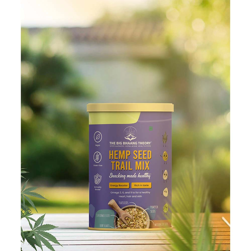 The Big Bhaang Theory Hemp Hearts Trail Mix , 200 gms on itshemp.in