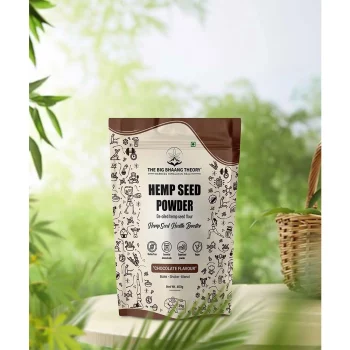 The Big Bhaang Theory Hemp Seed Powder- Chocolate , 400 gms on itshemp.in