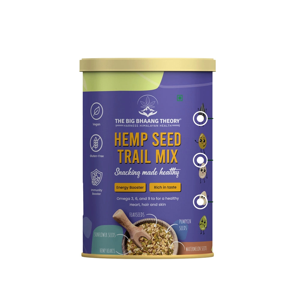 Layer 5 The Big Bhaang Theory Hemp Hearts Trail Mix , 200 gms on itshemp.in
