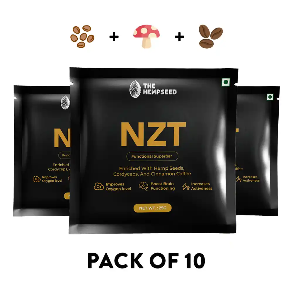 The Hempseed NZT Functional Superbar (Pack of 10) on itshemp.in