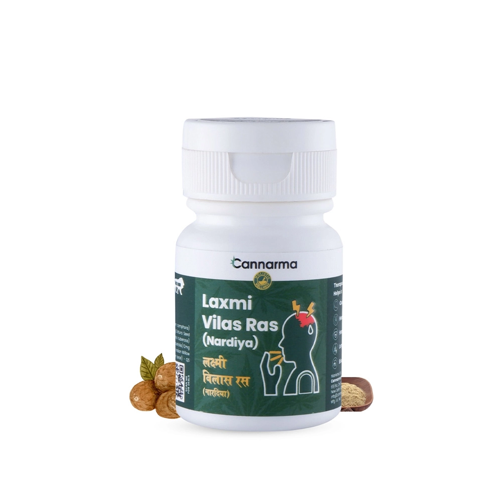 Cannarma Laxmi Vilas Ras Tablet For Cold & Fever, 30 Tablets - Image 1