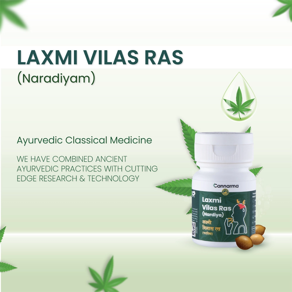 Cannarma Laxmi Vilas Ras Tablet For Cold & Fever, 30 Tablets - Image 3