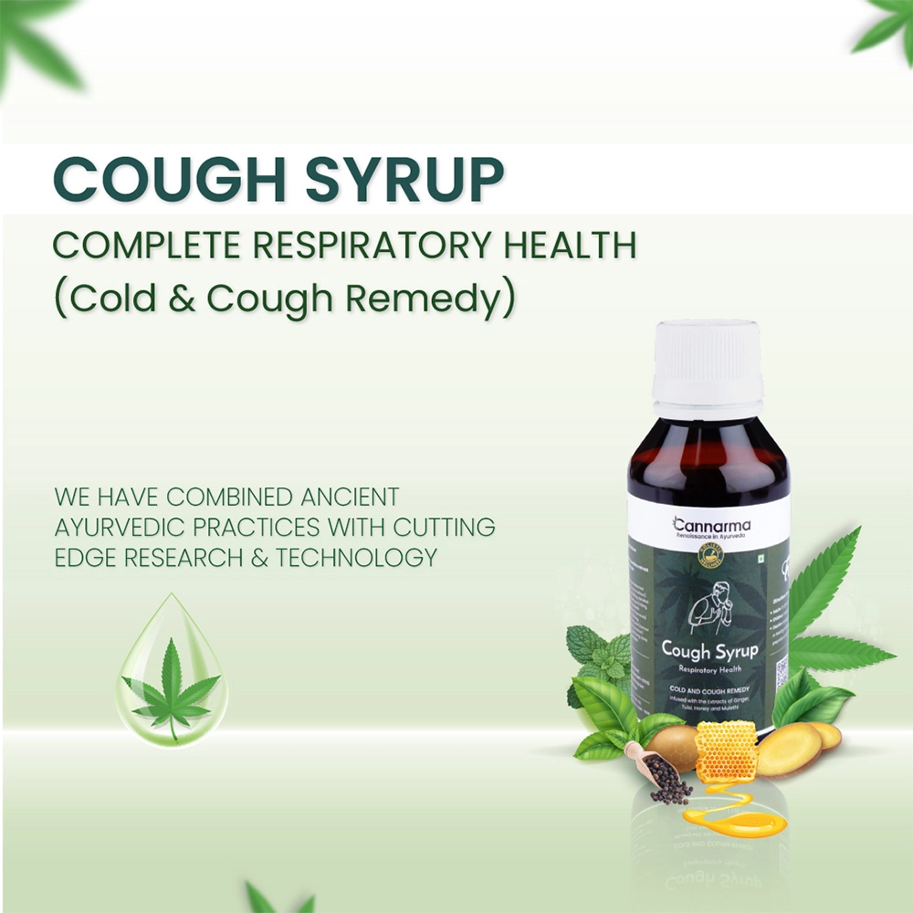 Cannarma Natural Cough Syrup, 100ml - Image 2