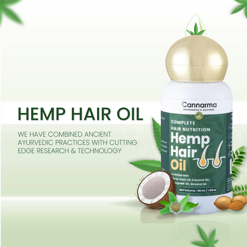 Cannarma Hemp Hair Oil With Coconut & Almond, 50ml - Image 7