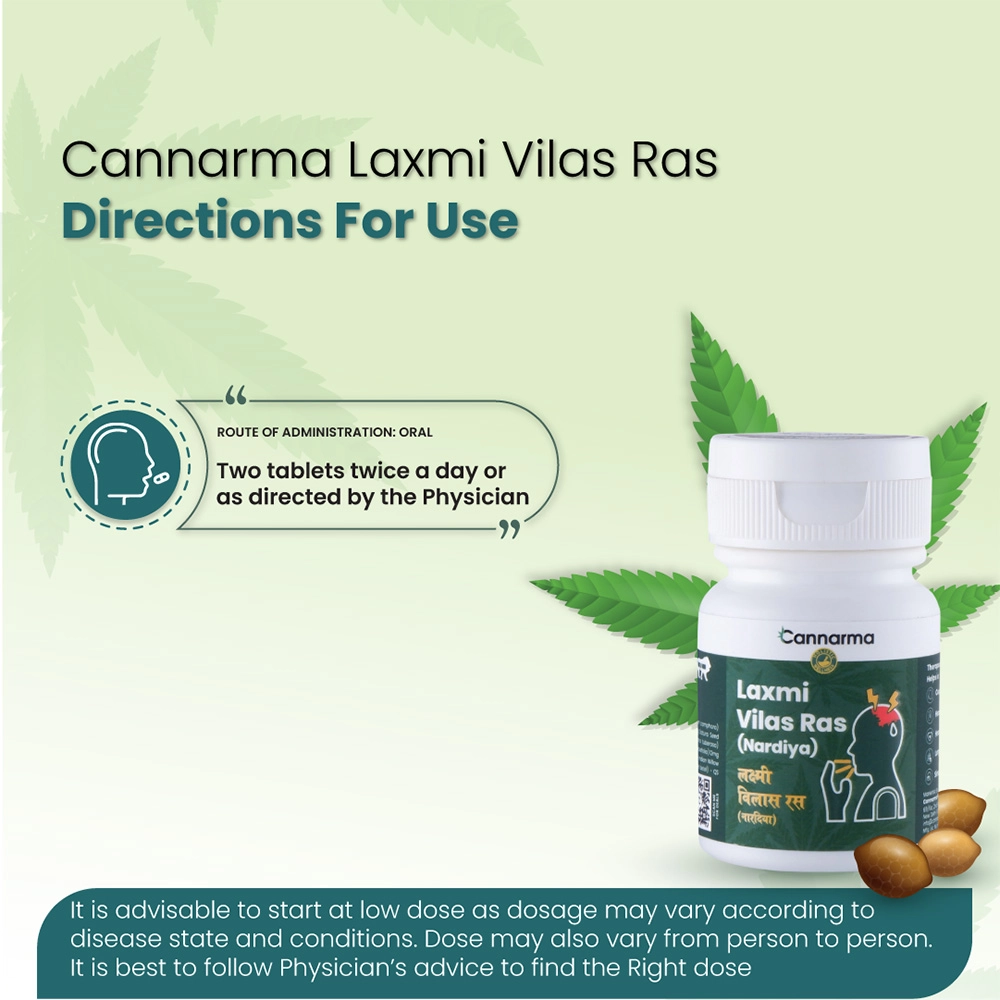 Cannarma Laxmi Vilas Ras Tablet For Cold & Fever, 30 Tablets - Image 5