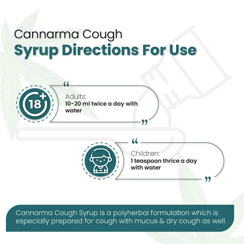 Cannarma Natural Cough Syrup, 100ml - Image 5