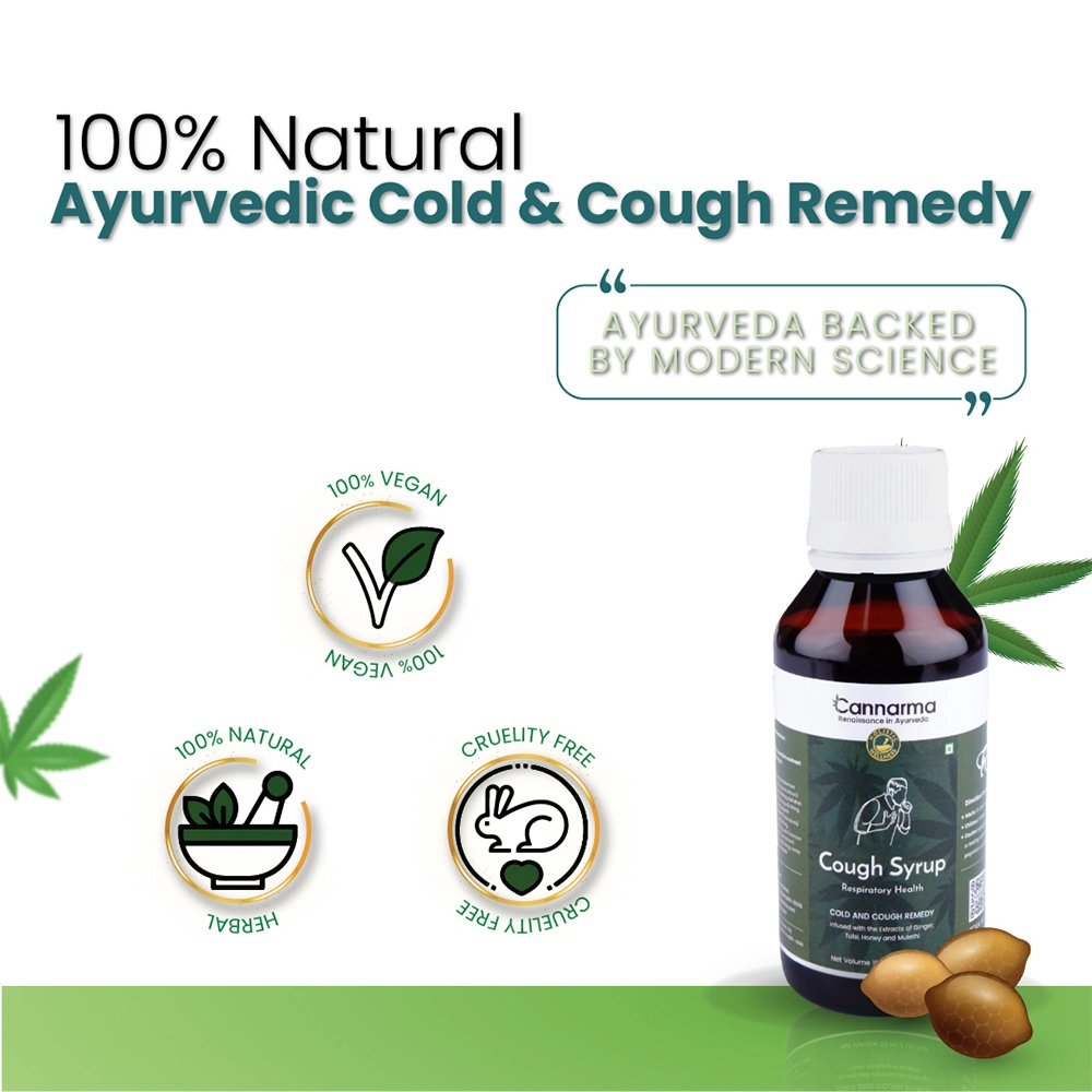 Cannarma Natural Cough Syrup, 100ml - Image 4