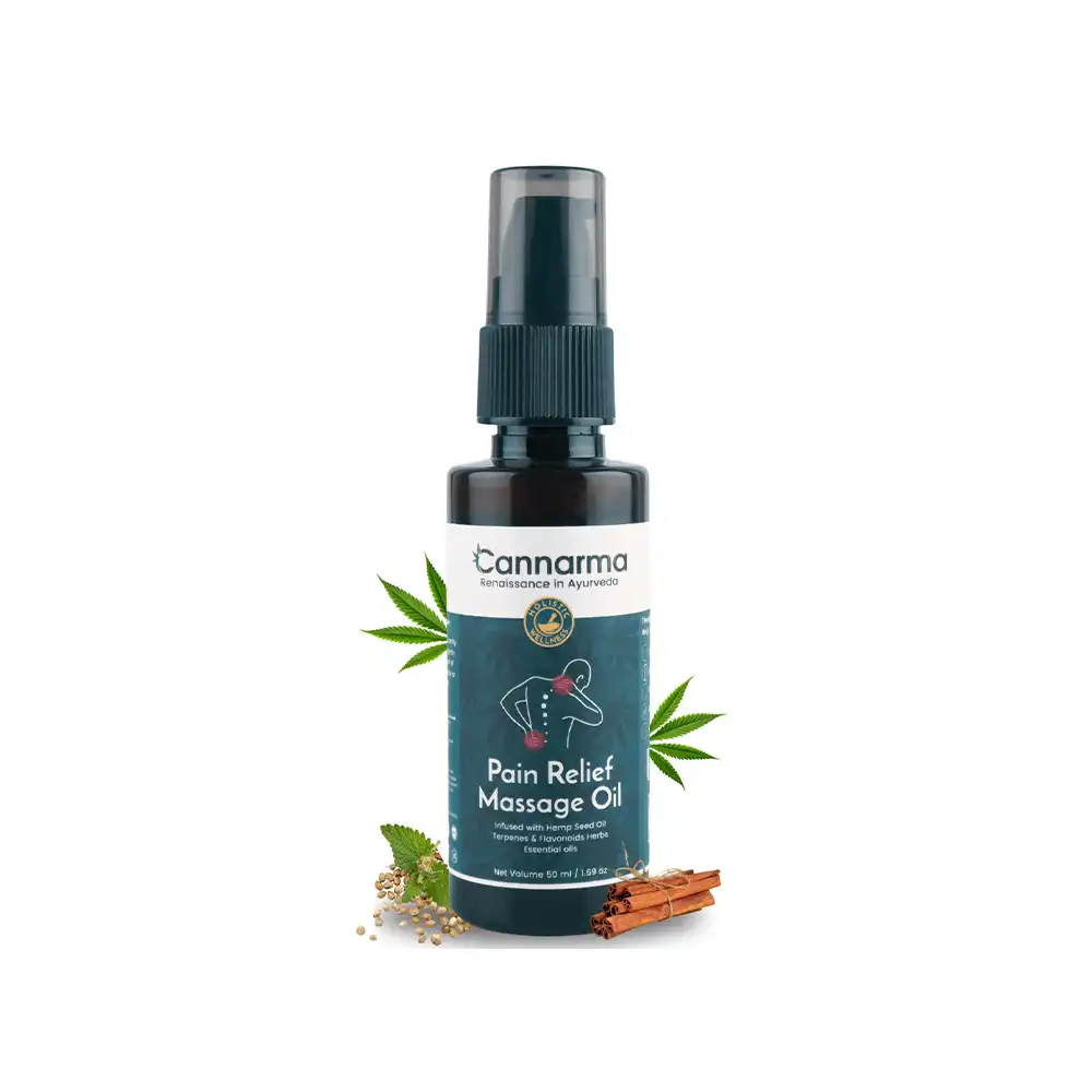 Cannarma Hemp Pain Relief Massage oil, 50 ml on itshemp.in