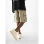 Cannabie Bandana Patchwork Cuban Collar Hemp Shirt (Black) on itshemp.in