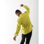 Cannabie Pure Hemp Short Kurta Shirt - Solid (Green) on itshemp.in