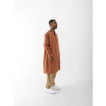 Cannabie Pure Hemp Kurta Long (Brick Red) on itshemp.in