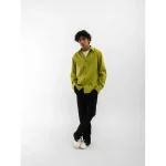 Cannabie Full sleeves Hemp Solid Shirt (Green) on itshemp.in