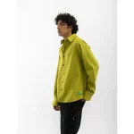 Cannabie Full sleeves Hemp Solid Shirt (Green) on itshemp.in