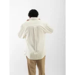 Cannabie Full sleeves Hemp Solid Shirt (Off White) on itshemp.in