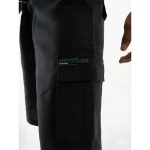 Cannabie Pure Hemp Cargo Shorts (Black) on itshemp.in