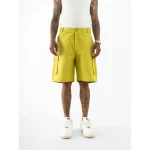 Cannabie Pure Hemp Cargo Shorts (Green) on itshemp.in