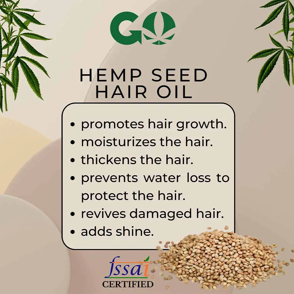 GoHemp Hemp Seed Oil, for Hair (100ml) on itshemp.in