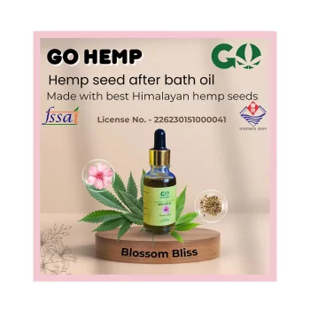 GoHemp Hemp Seed Oil, After Bath Oil, Blossom Bliss (30ml) on itshemp.in