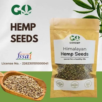 GoHemp Organic Hemp Seeds, (100 Grams) on itshemp.in