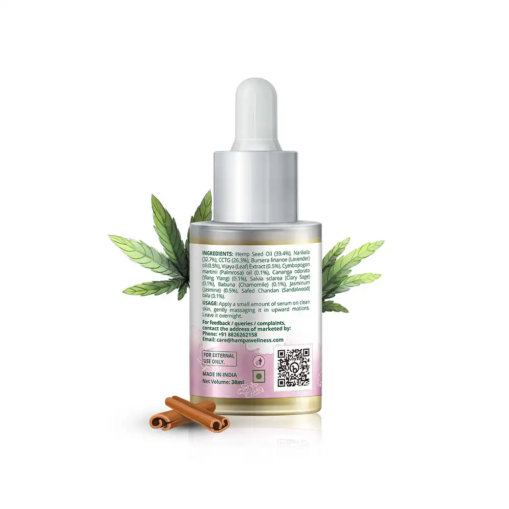 Hampa Hemp Eternal Radiance Serum, 30 ml on itshemp.in