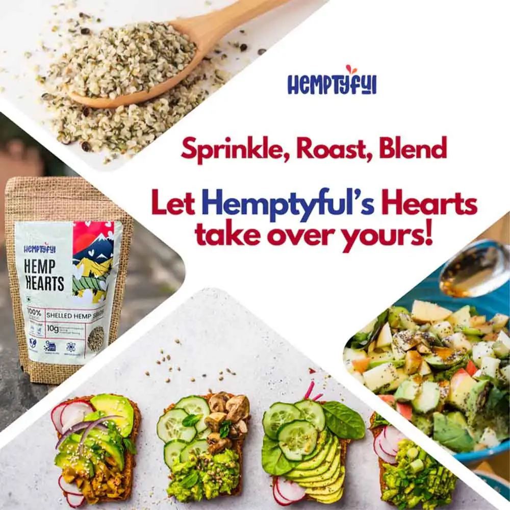 Hemptyful Hemp Hearts 250gm on itshemp.in