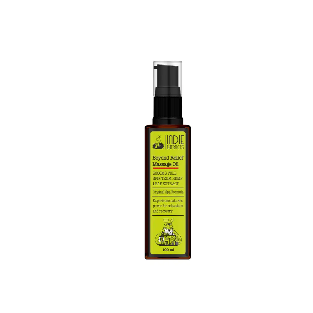 Indie Extracts Beyond Relief Massage Oil, (50 -100 ml) on itshemp.in
