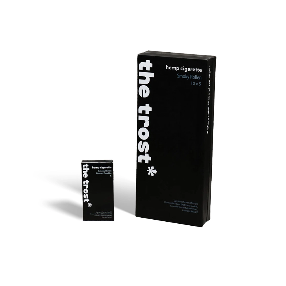 The Trost Hemp Herbal Cigarette - Smoky Rollen (10x5 pack) - Image 1