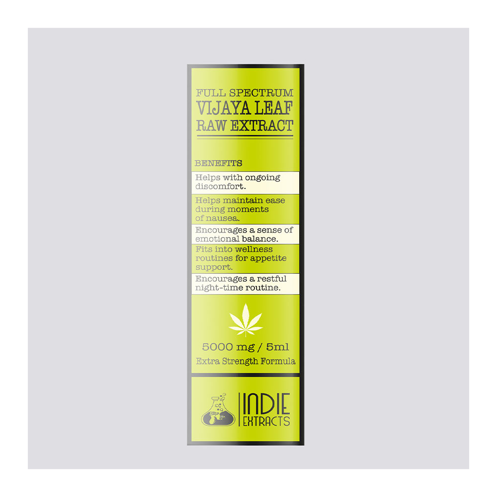Indie Extracts Full Spectrum Vijaya Leaf Raw Extract, (5000mg) - Image 3