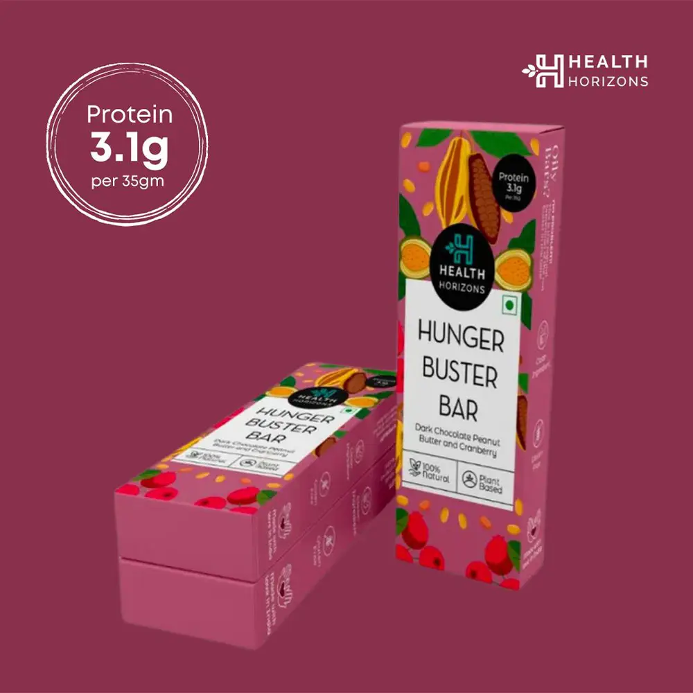 Health Horizons Hunger Buster Bar - Pack Of 3 - Image 3