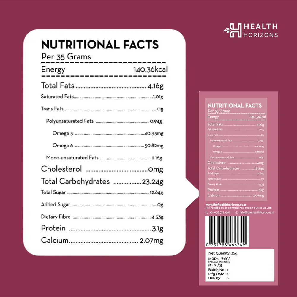 Health Horizons Hunger Buster Bar - Pack Of 3 - Image 2