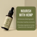 India Hemp Organics Hemp Beard Oil, 30ml on itshemp.in