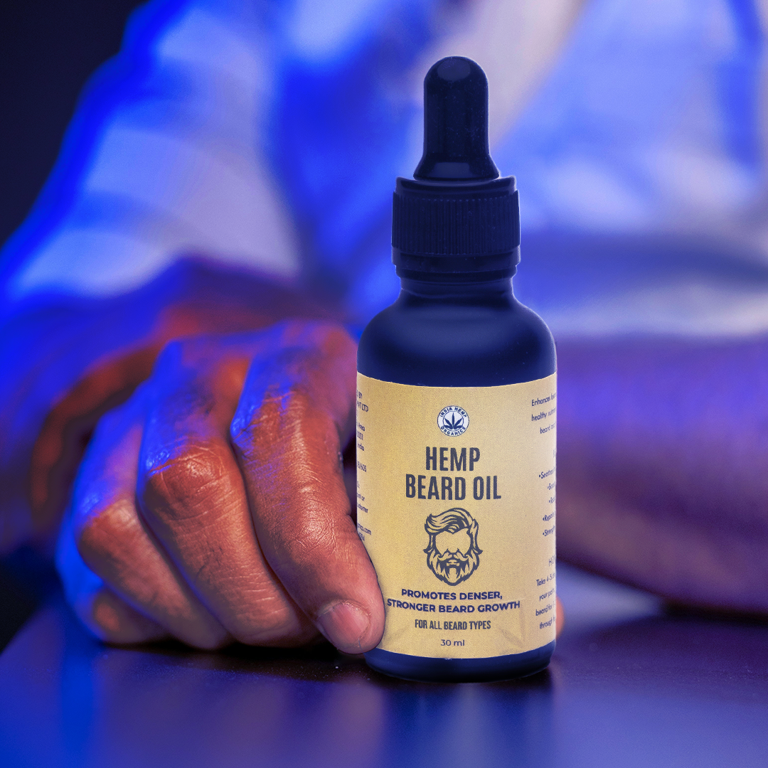 India Hemp Organics Hemp Beard Oil, 30ml - Image 11