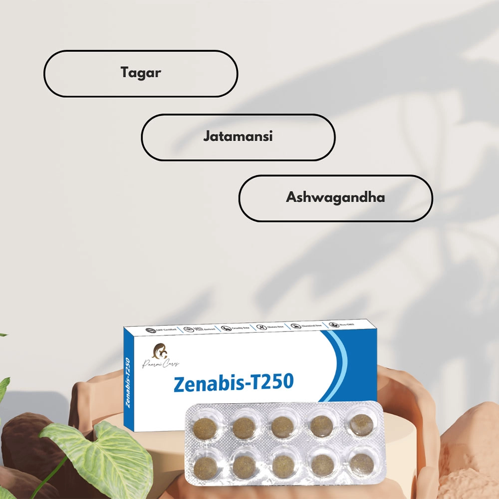 Paarmi Cares Zenabis-T250, For Depression (30 Tablets) on itshemp.in